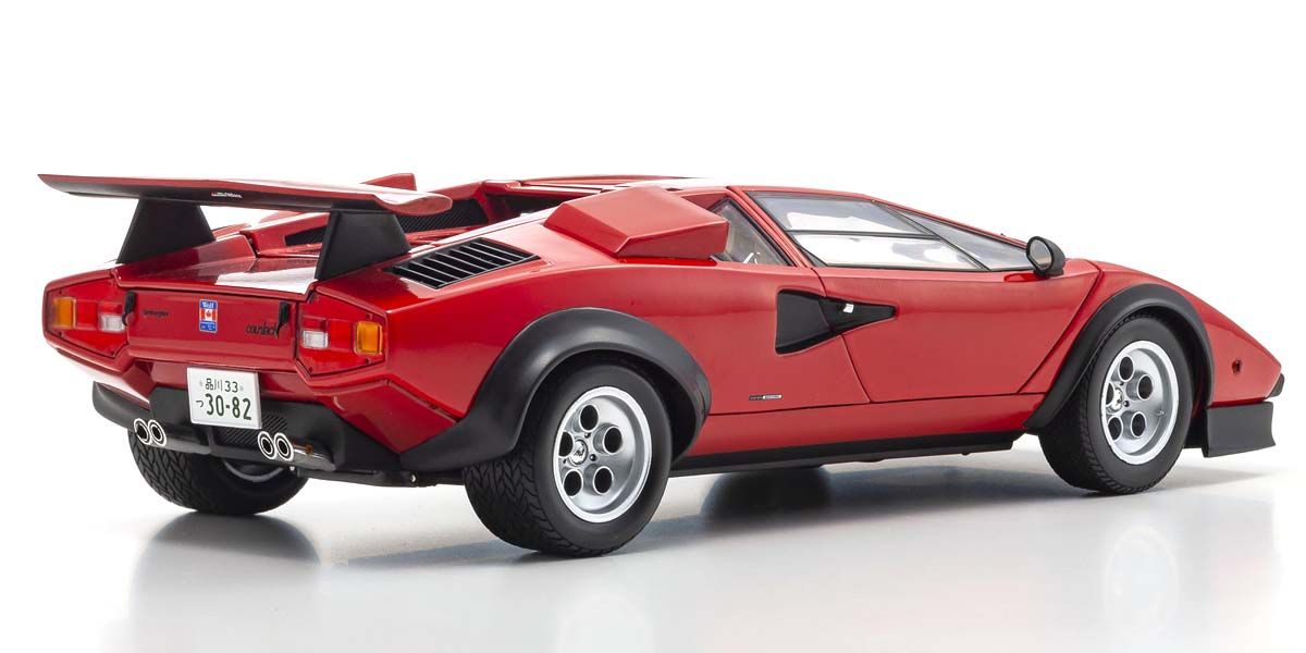 Kyosho 1982 Lamborghini Countach LP500S Walter Wolf Red 1:18 RESIN