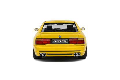 Solido 1990 BMW E31 850 CSi Coupe Yellow 1:18