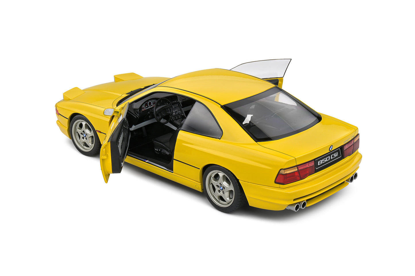 Solido 1990 BMW E31 850 CSi Coupe Yellow 1:18