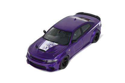 GT Spirit 2023 Dodge Charger Super Bee Scat Pack Widebody Plum Crazy 1:18 RESIN, SEALED