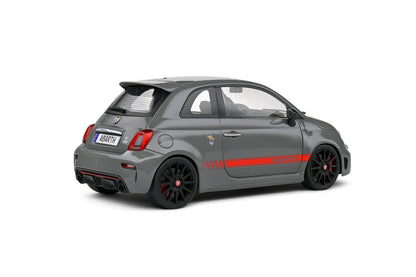 Solido 2022 Fiat 695 (500) Abarth XSR Edition Yamaha Record Grey w/ Red Stripe 1:18