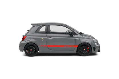 Solido 2022 Fiat 695 (500) Abarth XSR Edition Yamaha Record Grey w/ Red Stripe 1:18