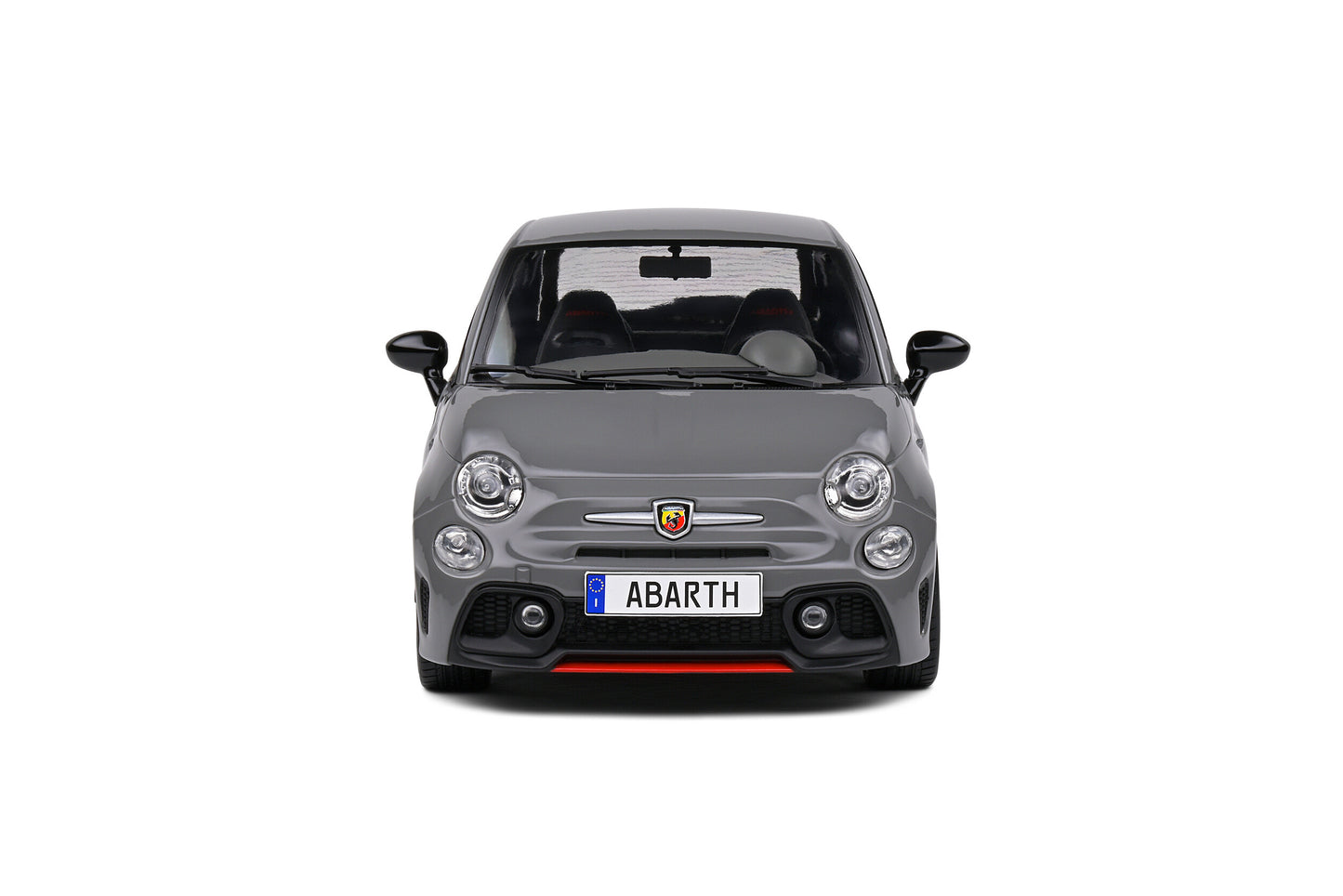 Solido 2022 Fiat 695 (500) Abarth XSR Edition Yamaha Record Grey w/ Red Stripe 1:18