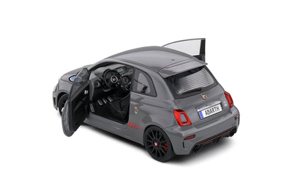 Solido 2022 Fiat 695 (500) Abarth XSR Edition Yamaha Record Grey w/ Red Stripe 1:18