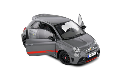 Solido 2022 Fiat 695 (500) Abarth XSR Edition Yamaha Record Grey w/ Red Stripe 1:18