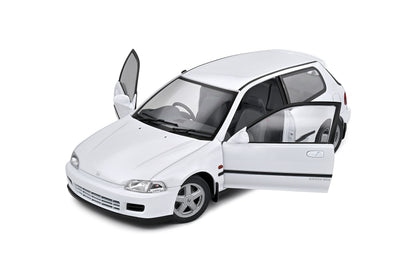 Solido 1991 Honda Civic EG6 Hatchback Frost White 1:18