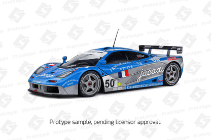 Solido 1995 Mclaren F1 GTR Short Tail #50 Giroux, Grouillard, Deltraz 24hr LeMans Blue 1:18