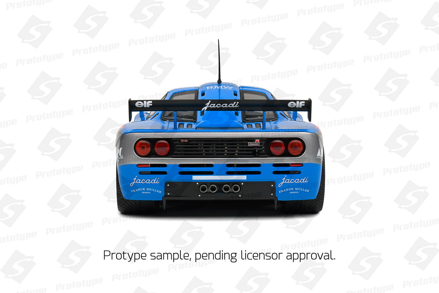 Solido 1995 Mclaren F1 GTR Short Tail #50 Giroux, Grouillard, Deltraz 24hr LeMans Blue 1:18