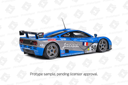 Solido 1995 Mclaren F1 GTR Short Tail #50 Giroux, Grouillard, Deltraz 24hr LeMans Blue 1:18