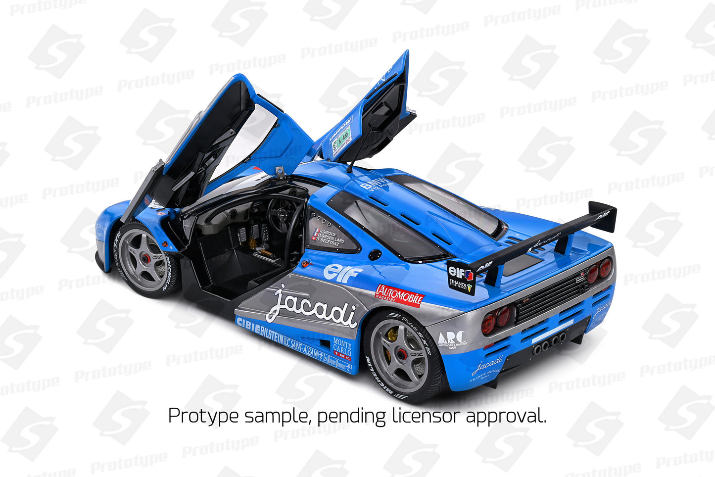 Solido 1995 Mclaren F1 GTR Short Tail #50 Giroux, Grouillard, Deltraz 24hr LeMans Blue 1:18