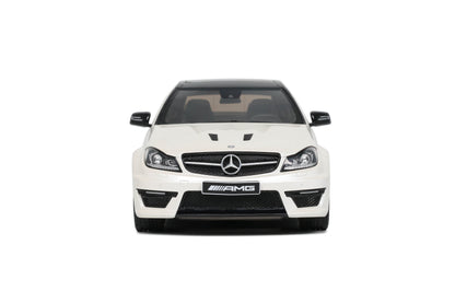 GT Spirit 2013 Mercedes Benz C63 AMG Coupe W204 Edition 507 White 1:18