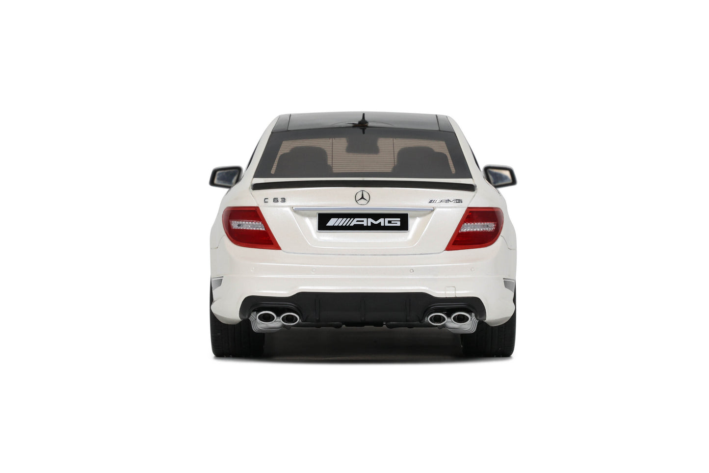 GT Spirit 2013 Mercedes Benz C63 AMG Coupe W204 Edition 507 White 1:18