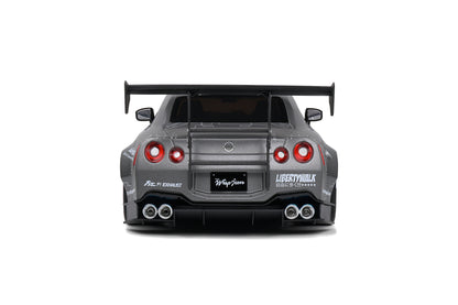 Solido 2020 Nissan GT-R (R35) W/ Liberty Walk Body Kit 2.0 Catalogue Design Grey 1:18