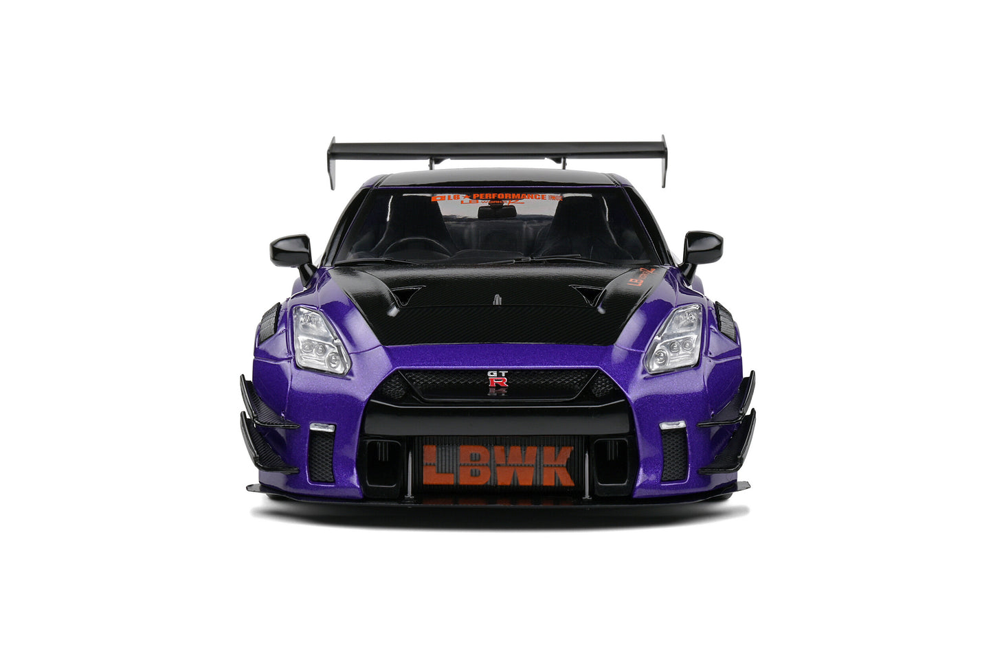 Solido 2022 Nissan GT-R (R35) W/ Liberty Walk Body Kit 2.0 Purple 1:18