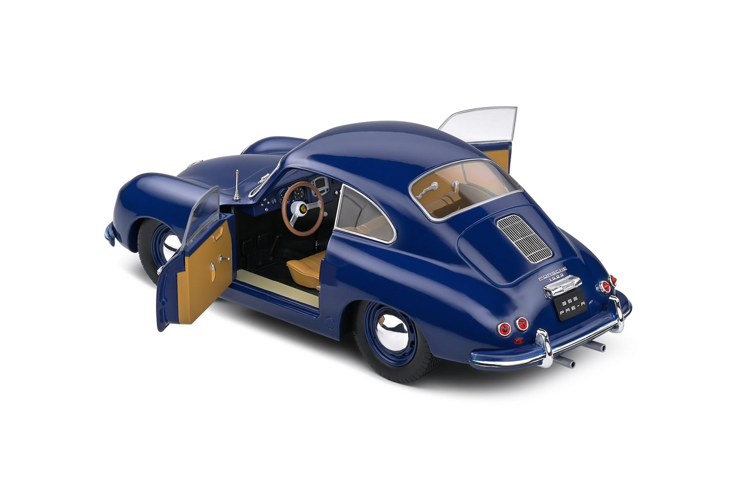 Solido 1953 Porsche 356 PRE-A Petrol Blue 1:18