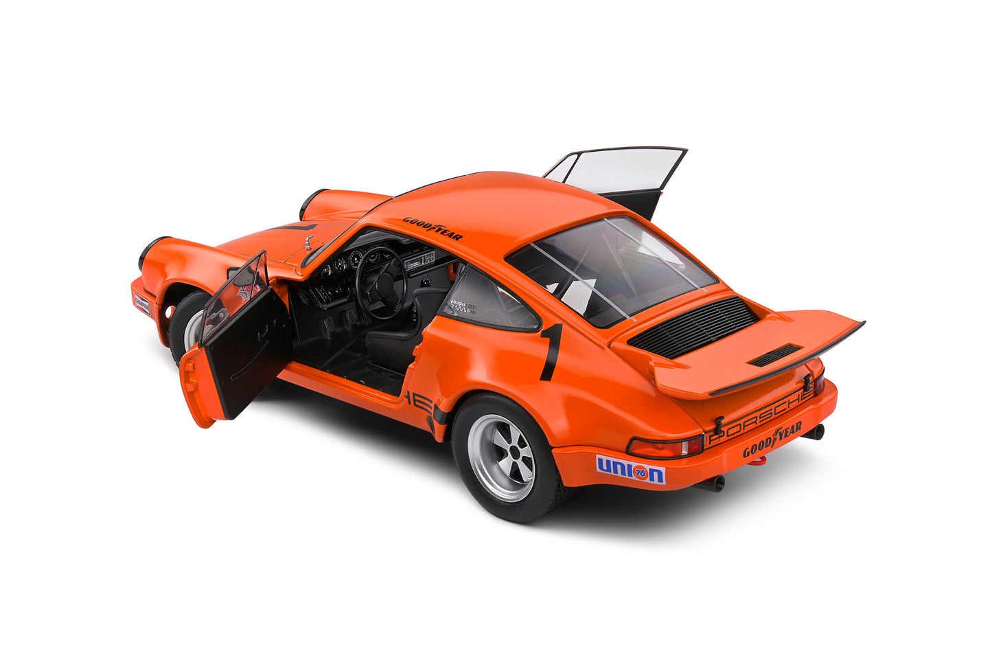 Solido 1974 Porsche 911 IROC Daytona No 1 Donohue IROC Orange 1:18