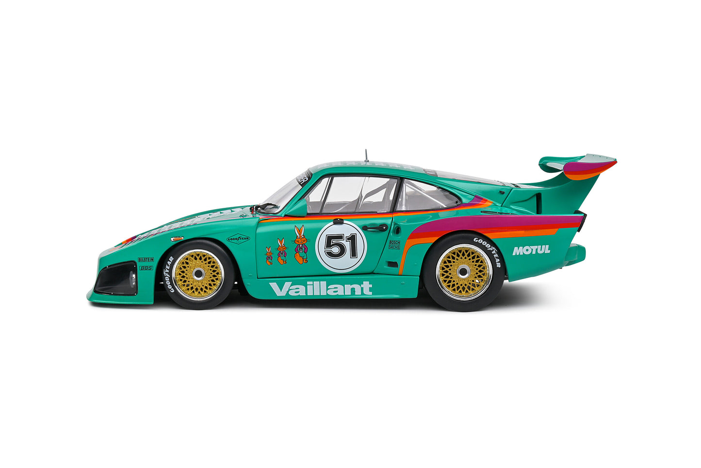 Solido 1977 Porsche 935 K3 #51 Vaillant Green 1:18