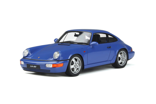 GT Spirit 1992 Porsche 911 (964) RS Coupe Maritime Blue 1:18