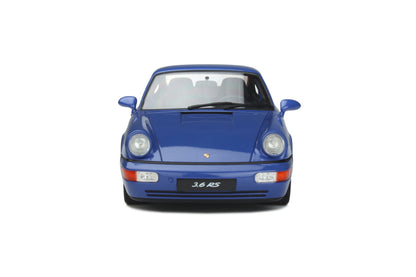 GT Spirit 1992 Porsche 911 (964) RS Coupe Maritime Blue 1:18