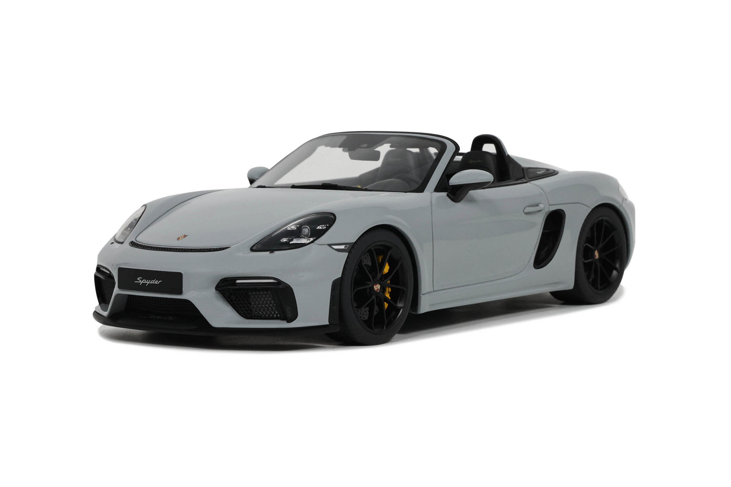 GT Spirit Porsche 718 Cayman Spyder Chalk w/ Black Wheels 1:18 Resin