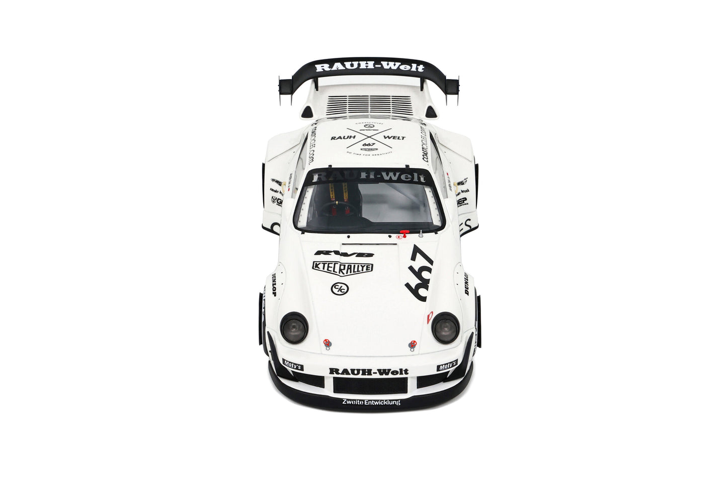 GT Spirit 2020 Porsche 911 964 RWB Coast Cycles White 1:18 Resin