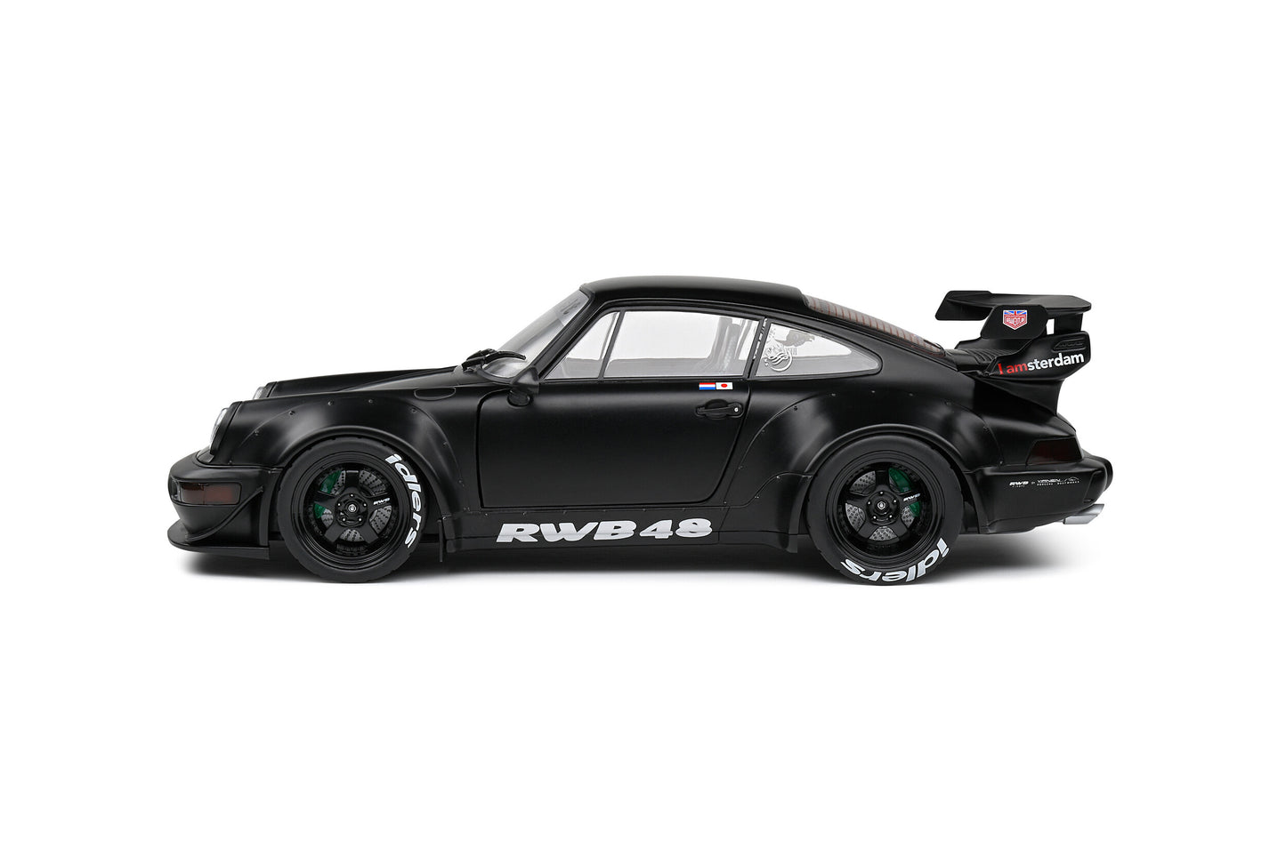 Solido 2016 Porsche 911 (964) RWB Bodykit Darth Vader Black 1:18