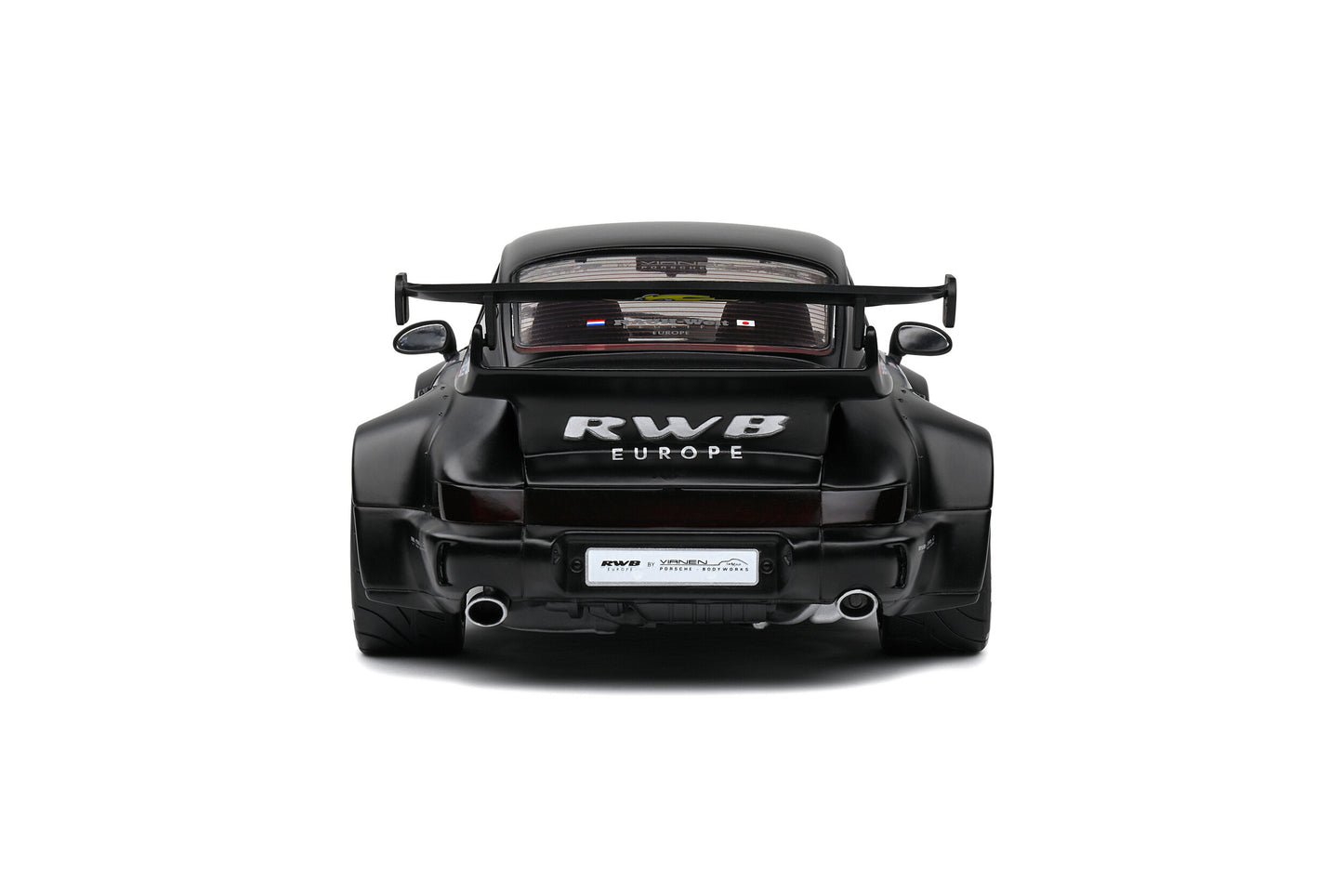 Solido 2016 Porsche 911 (964) RWB Bodykit Darth Vader Black 1:18