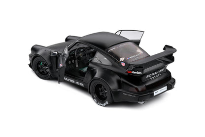 Solido 2016 Porsche 911 (964) RWB Bodykit Darth Vader Black 1:18