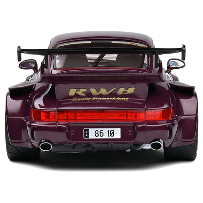 Solido 2022 Porsche RWB 964 Hekigyoku Purple 1:18