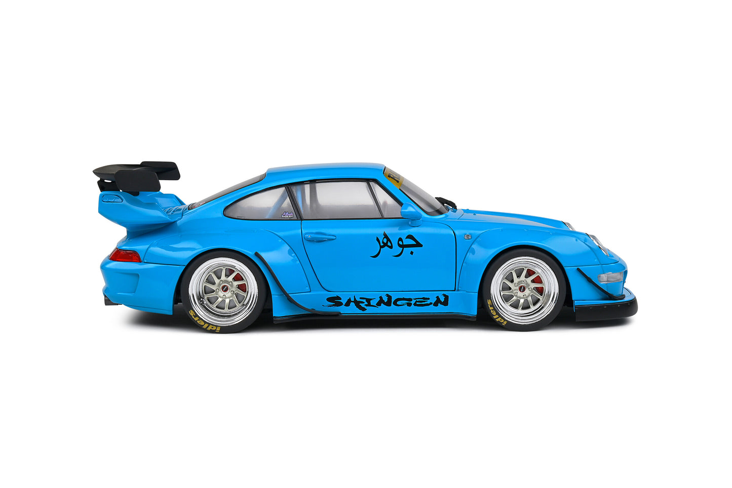 Solido 2018 Porsche 993 RWB Bodykit Shingen Blue 1:18