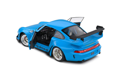 Solido 2018 Porsche 993 RWB Bodykit Shingen Blue 1:18