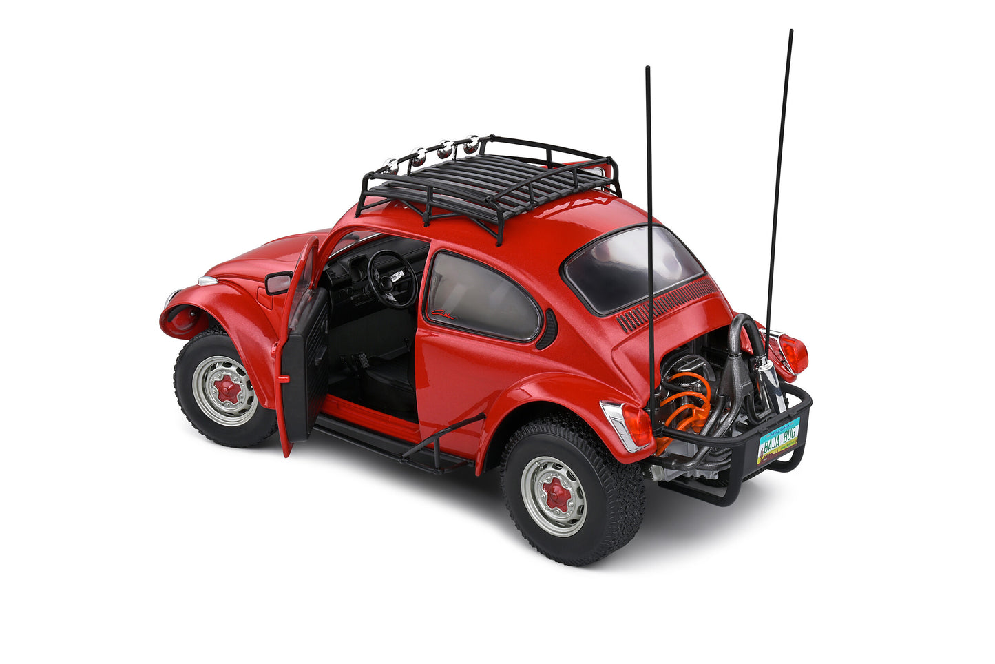 Solido 1976 Volkswagen Beetle Baja Red 1:18