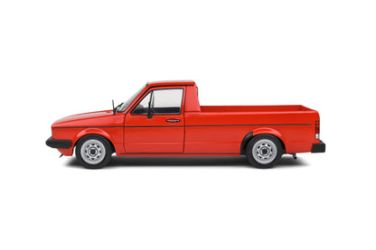 Solido 1982 Volkswagen MK 1 Caddy Pickup Mars Red 1:18