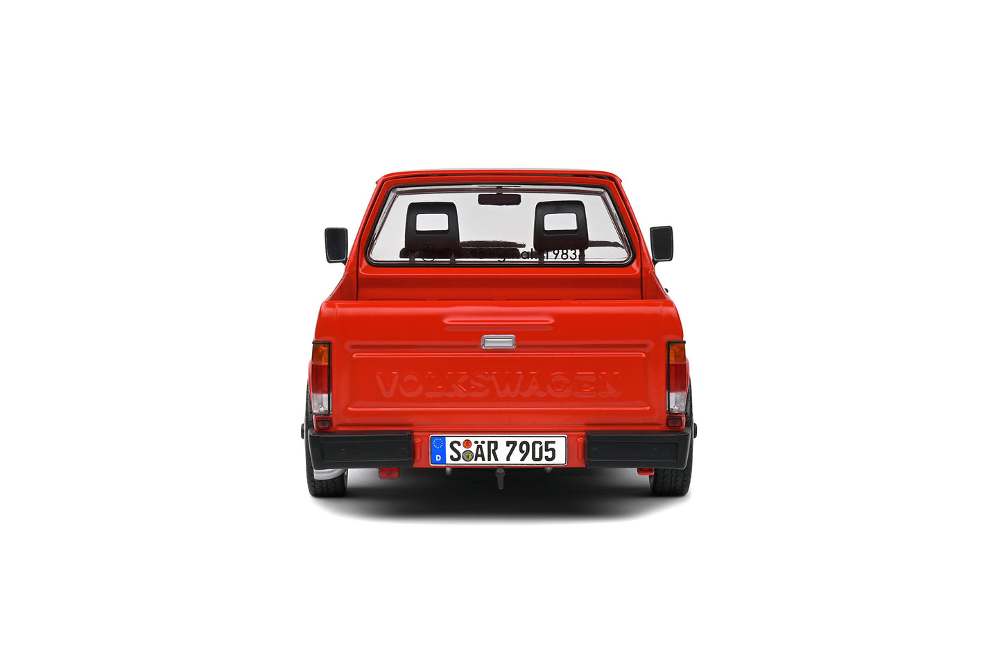 Solido 1982 Volkswagen MK 1 Caddy Pickup Mars Red 1:18