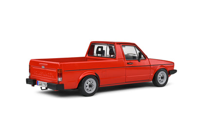 Solido 1982 Volkswagen MK 1 Caddy Pickup Mars Red 1:18