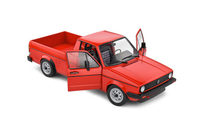 Solido 1982 Volkswagen MK 1 Caddy Pickup Mars Red 1:18