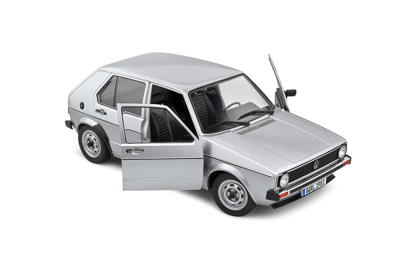 Solido 1983 VW Golf L MK1 Silver Metallic 1:18