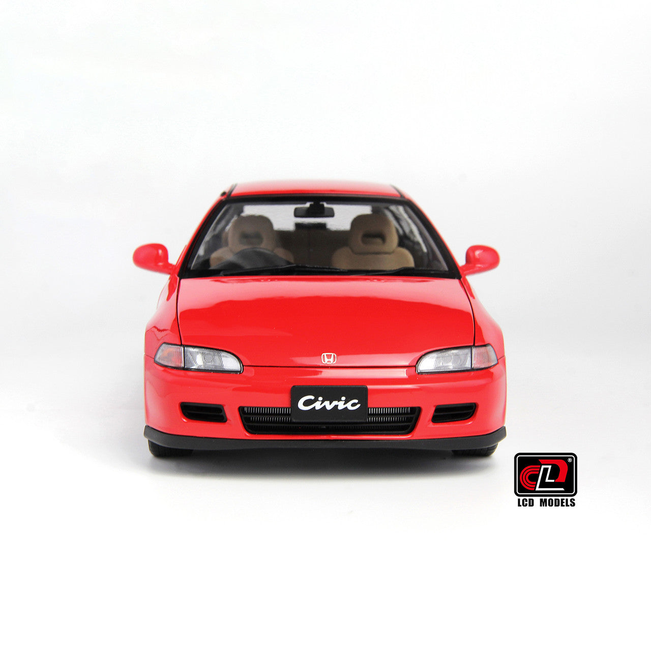 LCD 1993 Honda Civic SiR II EG6 V-Tech Hatchback Red 1:18