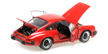 Minichamps 1983 Porsche 911 Carrera 3.2 Coupe G Series Guards Red 1:18