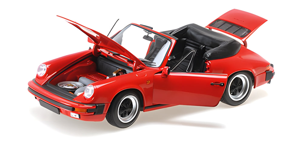 Minichamps 1983 Porsche 911 Carrera 3.2 Cabriolet G Series Guards Red 1:18