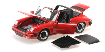 Minichamps 1983 Porsche 911 Carrera 3.2 Targa G Series Guards Red 1:18