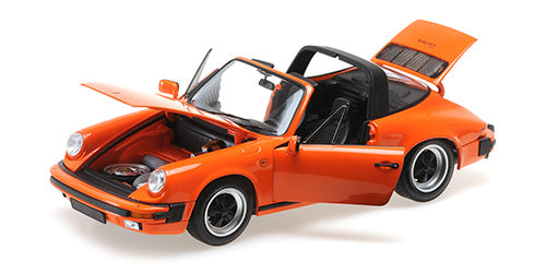 Minichamps 1983 Porsche 911 Carrera 3.2 Targa G Series Orange 1:18