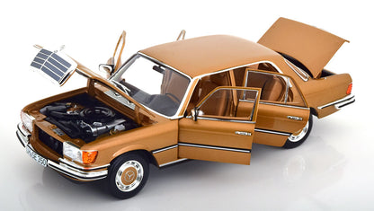 Norev 1973 Mercedes-Benz S-Class 350 SE (W116) Gold Metallic 1:18