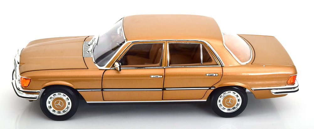 Norev 1973 Mercedes-Benz S-Class 350 SE (W116) Gold Metallic 1:18