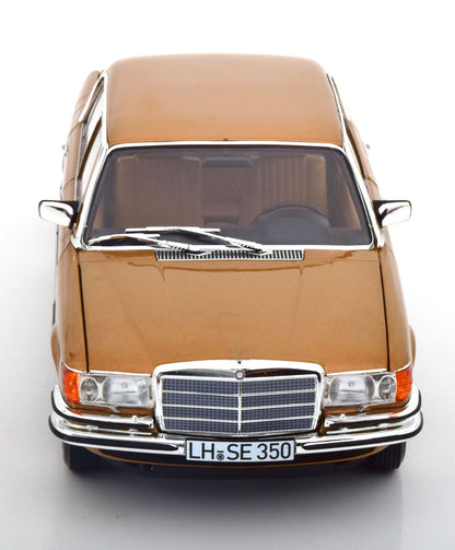 Norev 1973 Mercedes-Benz S-Class 350 SE (W116) Gold Metallic 1:18