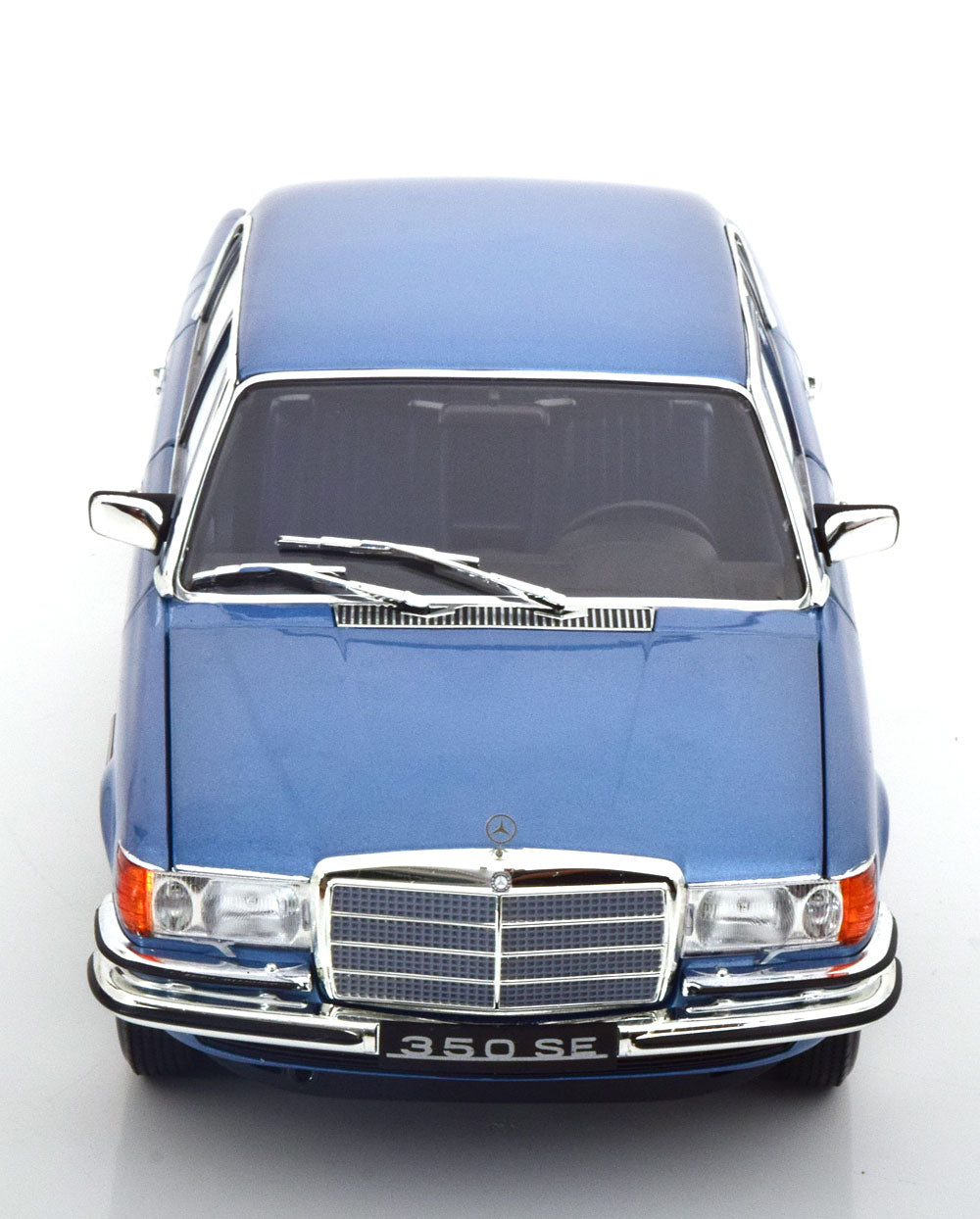 Norev 1973 Mercedes-Benz S-Class 350 SE (W116) Light Blue Metallic 1:18