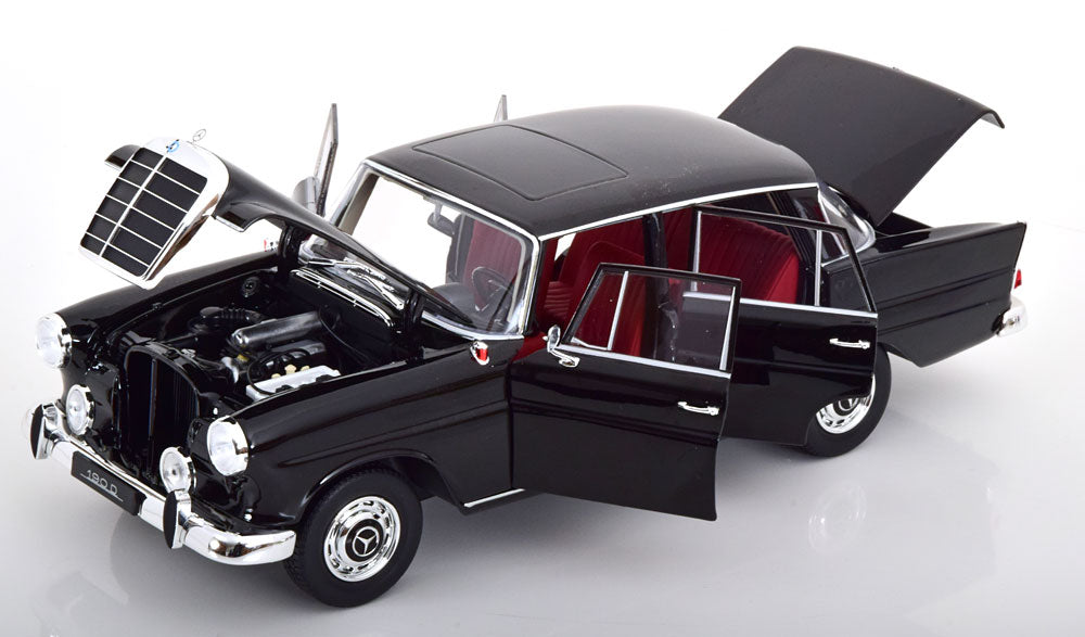 Norev 1964 Mercedes-Benz 190D (W110) Sedan Black 1:18