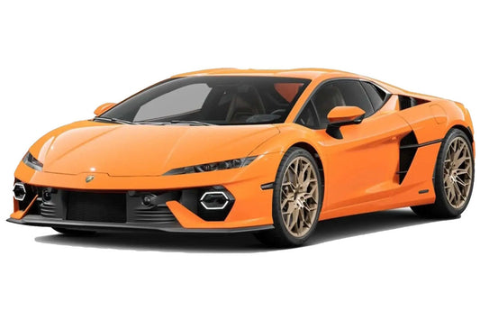 Bburago 2025 Lamborghini Temerario Orange w/ Gold Wheels 1:18