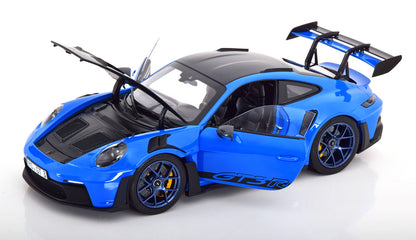 Norev Porsche 911 992 GT3 RS Weissach Pkg Shark Blue 1:18 LIMITED