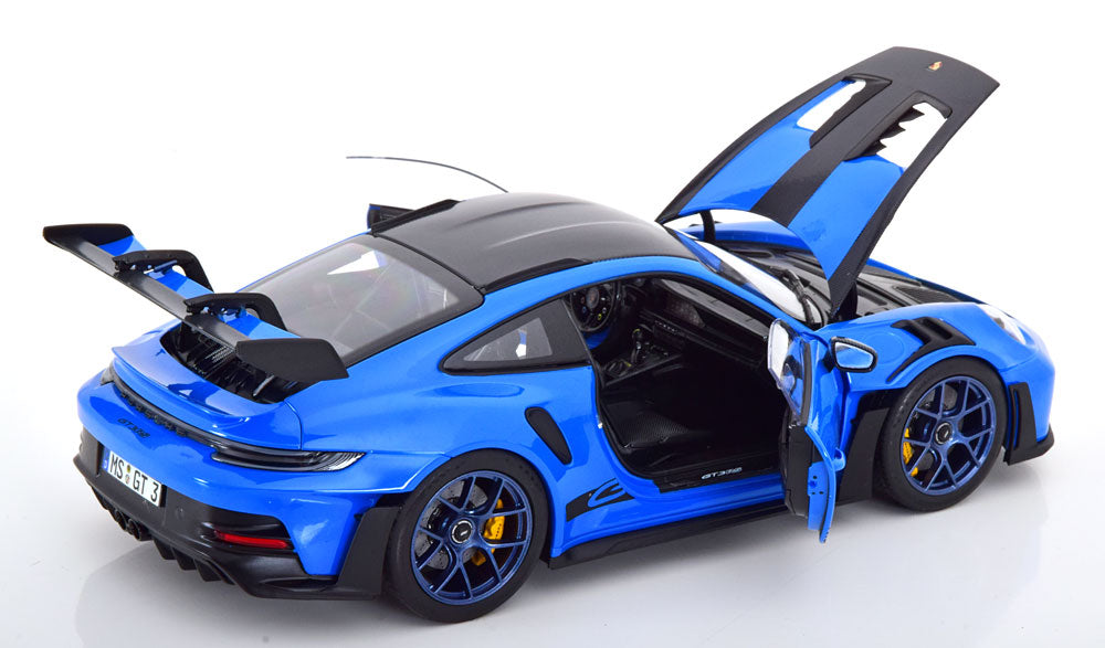 Norev Porsche 911 992 GT3 RS Weissach Pkg Shark Blue 1:18 LIMITED